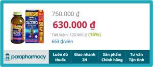 Viên Uống Glucosamine Orihiro 1500mg của Nhật 950 viên