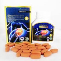 Viên Uống Glucosamine và Sụn Vi Cá Mập - Vitatree Glucosamine plus shark cartilage 1500mg- Hộp 100 Viên