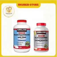 Viên uống Glucosámine Chondroitin 1500mg- Glucosamine HCL Kirkland Signature With MSM 1500mg