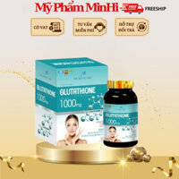 Viên uống GLUTATHIONE 1000mg Viên uống trắng da giảm nám mờ nhăn chống lão hoá chính hãng