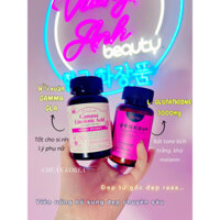 Viên uống glutathione collagen trẻ hoá trắng da 60 viên + Viên uống hồi xuân Châu Âu Gamma LinoLenic Acid 60v Hàn Quốc