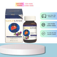 Viên Uống GOLDLIVER – Hỗ trợ tăng cường chức năng gan, cải thiện các triệu chứng viêm gan virus, men gan cao - Hộp 30V