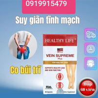 Viên uống GREEN LIVING VEIN CARE, VIEN SUPREME Suy giãn tĩnh mạnh và co búi trĩ [Nhập khẩu USA] - Hộp 60 viên
