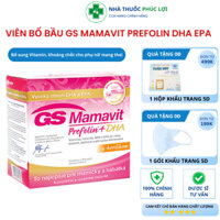Viên Uống GS Mamavit Prefolin+DHA Hỗ Trợ Bổ Sung Dưỡng Chất, Vitamin Cho Bà Bầu Hộp 60 Viên - Nhà thuốc Phúc Lợi