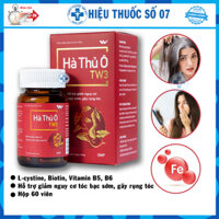 Viên uống Hà Thủ Ô TW3 hỗ trợ giảm nguy cơ tóc bạc sớm, gãy rụng tóc (chai 60 viên)
