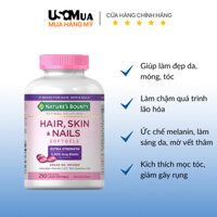 Viên Uống Hair, Skin & Nails NATURE'S BOUNTY Extra Strength With Biotin 5000mcg - 250 Viên