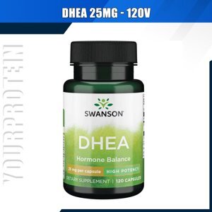 Viên uống hạn chế lão hóa, cân bằng nội tiết tố Swanson DHEA 10mg - 120 viên