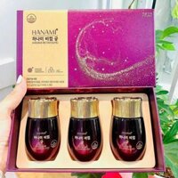 Viên uống HANAMI-BCOM GUNG Điều hòa nội tiết tố nữ.Hộp 3 lọ Mẫu mới nhất 2024