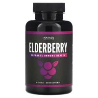 Viên uống Havasu Nutrition Elderberry 60 viên bổ sung sức khỏe từ quả cơm cháy
