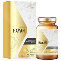 Viên uống HAYAN hỗ trợ giảm các triệu chứng khô da, nhăn da, sạm da