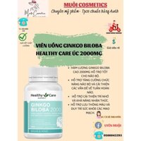 Viên uống Healthy Care Ginkgo Biloba 2000 mg chính hãng của Úc