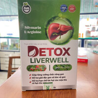Viên uống hỗ trợ bảo vệ, tăng cường chức năng gan Detox Liverwell hộp 30 viên