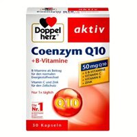 Viên Uống Hỗ Trợ Bảo Vệ Tim Mạch Doppelherz Coenzym Q10 + B Vitamin Queisser Pharma Đức 30 Viên