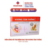 Viên Uống Hỗ Trợ Bệnh Đau Tim Vương Tâm Thống hộp 30 viên