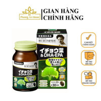 Viên uống hỗ trợ bổ não DHA & EPA Noguchi Ginkgo Nhật Bản 60