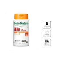 Viên uống hỗ trợ bổ sung kẽm 14mg Asahi Dear Natura Nhật Bản
