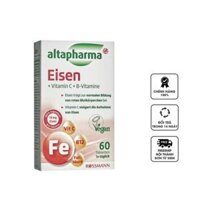 Viên Uống Hỗ Trợ Bổ Sung Sắt Altapharma Eisen Của Đức