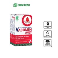 Viên uống hỗ trợ bổ sung sắt và vitamin Vacomin Hevit