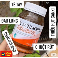 Viên uống hỗ trợ bổ sung Total Calcium & Magnesium + D3 Blackmores, 200 viên