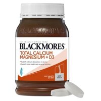 Viên uống hỗ trợ bổ sung Total Calcium & Magnesium + D3 Blackmores, 200 viên