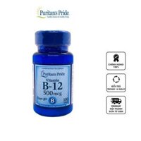 Viên uống hỗ trợ bổ sung vitamin B12 500 mcg Puritan’s Pride