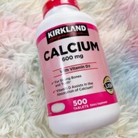 Viên Uống Hỗ Trợ Bổ Sung Calcium + D3 Của Kirkland, 500 viên