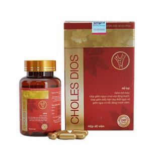 Viên uống hỗ trợ cải thiện mỡ máu, men gan cao Choles Dios