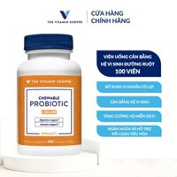 Viên uống hỗ trợ cân bằng hệ vi sinh đường ruột THE VITAMIN SHOPPE Chewable Probiotic 2 Billion