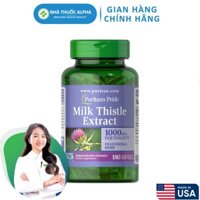 Viên Uống Hỗ trợ cho gan Milk Thistle 1000mg Puritan Pride 180 viên