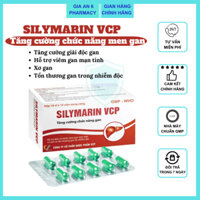 Viên uống hỗ trợ chức năng gan, giải độc gan, viêm gan, xơ gan Silymarin VCP 140mg hộp 100 viên