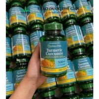 Viên uống hỗ trợ dạ dày Tinh Chất Nghệ Vàng Puritan's Pride Turmeric Curcumin 180 Viên