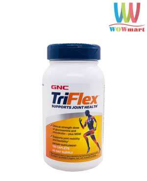 Viên uống hỗ trợ Điều Trị Các Bệnh Xương Khớp  GNC TriFlex - 120 viên