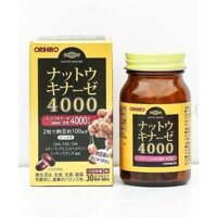 Viên uống hỗ trợ điều trị đột quỵ, tai biến Nattokinase 4000FU Orihiro 60 viên