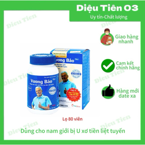 Viên Uống Hỗ Trợ Điều Trị Phì Đại Tiền Liệt Tuyến Vương Bảo 20 Viên