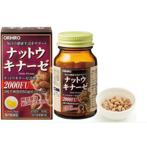 Viên uống hỗ trợ điều trị tai biến Orihiro Nattokinase 60 viên
