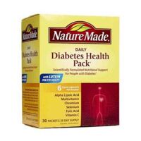 Viên uống hỗ trợ điều trị tiểu đường Diabetes Health Pack Nature Made Hộp 30 gói