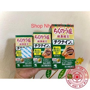 Viên uống hỗ trợ điều trị viêm xoang Kobayashi Chikunain 112 viên