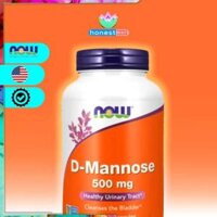 Viên uống hỗ trợ đường tiết niệu Now D-Mannose 500mg
