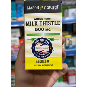 Viên uống hỗ trợ gan Mason Natural Milk Thistle 500mg của Mỹ