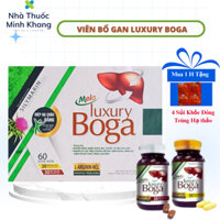 Viên uống hỗ trợ gan MELA LUXURY BOGA Hỗ trợ tăng cường ng chức năng gan,hạ men gan,người hay uống rượu bia-Hộp 60 viên