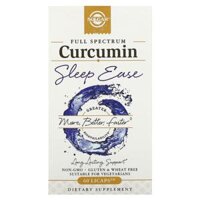 Viên uống hỗ trợ giấc ngủ Solgar Full Spectrum Curcumin Sleep Ease 60 Licaps