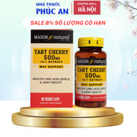 Viên uống hỗ trợ giảm acid uric Gout MASON NATURAL Tart Cherry Mỹ 90 viên giúp giảm đau xương khớp