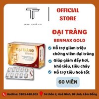 Viên uống hỗ trợ giảm các triệu chứng ruột kích thích, đau đại tràng ĐẠI TRÀNG BENMAX GOLD hộp 60 viên