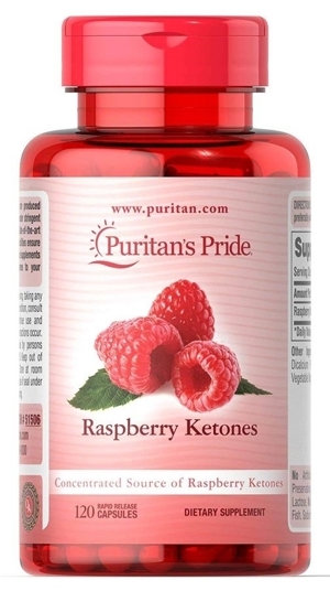 Viên uống hỗ trợ giảm cân Puritan's Pride Raspberry Ketones 60 viên