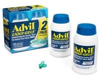 Viên uống hổ trợ giảm đau gà sốt Advil Liqui Gels của Mỹ 120 viên hàng Mỹ