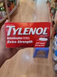 Viên uống hỗ trợ giảm đau Tylenol Extra Strength Acetaminophen 500mg 225 viên