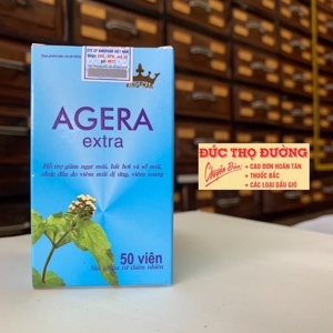 Viên Uống Hỗ Trợ Giảm Nghẹt Mũi, Viêm Xoang Agera Extra Kingphar 60 Viên