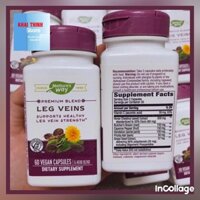 VIÊN UỐNG HỖ TRỢ GIẢM SUY GIÃN TĨNH MẠCH LEG VEINS