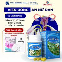 Viên Uống Hỗ Trợ Giảm U Xơ U Nang An Nữ Đan Dân Khang Hộp 60 viên Chiết Xuất Cây Trinh Nữ Hoàng Cung