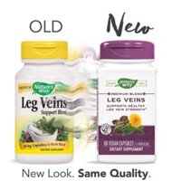 Viên uống hỗ trợ giãn tĩnh mạch chân Nature’s Way Leg Veins 60v